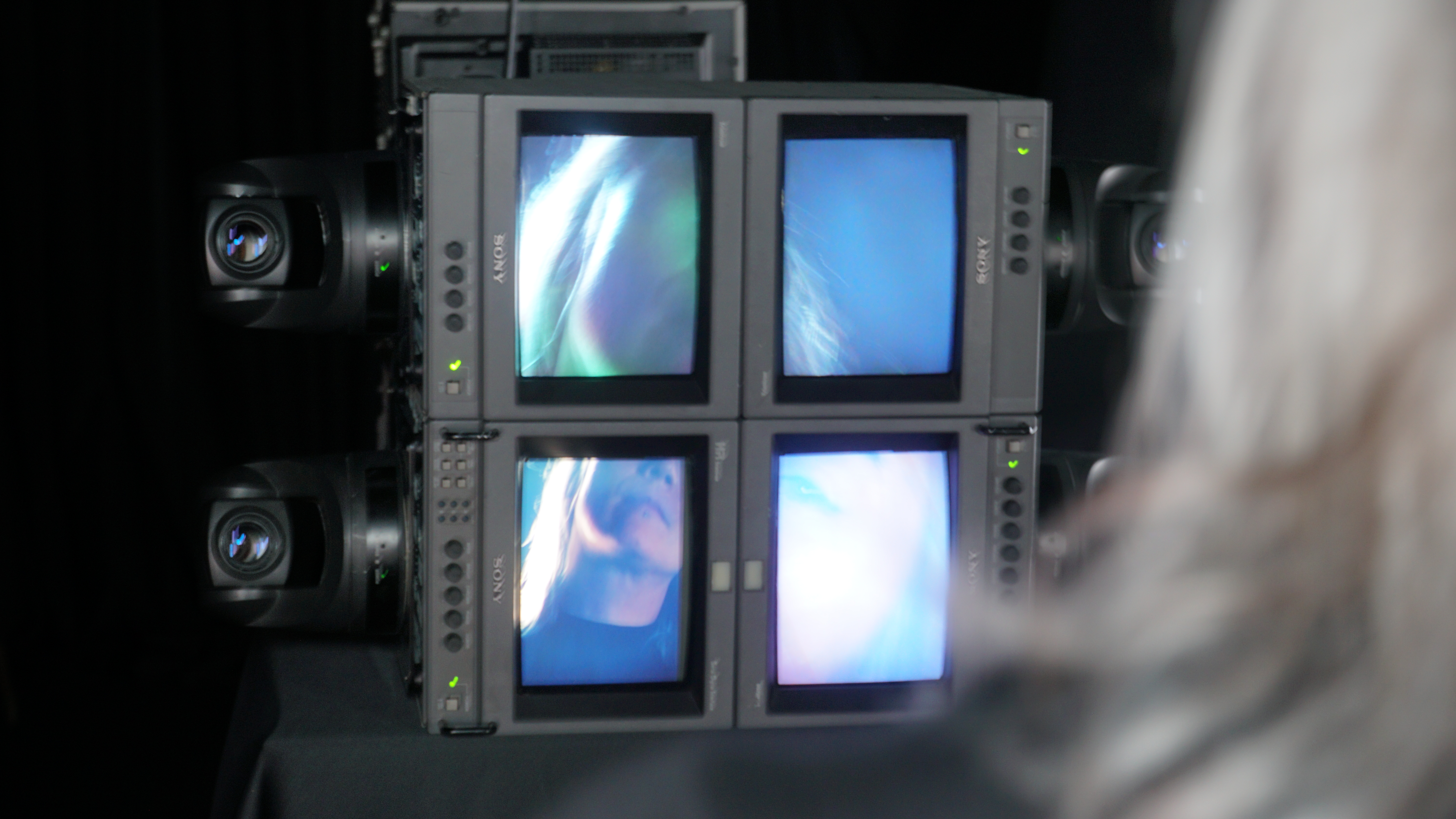 Selfvillance video sculpture in use